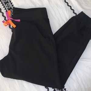 Women's Black/Sorbet Zamora Petite Jogger Scrub Pants